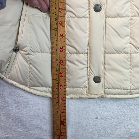 Woolrich Womens Insulated Quilted Shirt Jacket S Water Resistant Beige New Tags - Picture 14 of 14